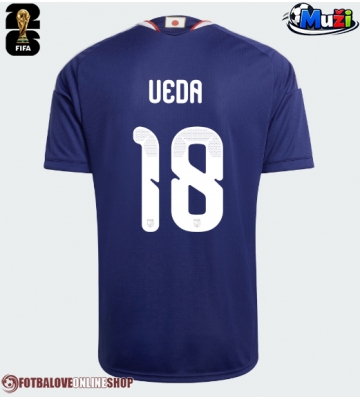 Japonsko Ayase Ueda #18 Domácí Dres MS 2026 Krátkým Rukávem